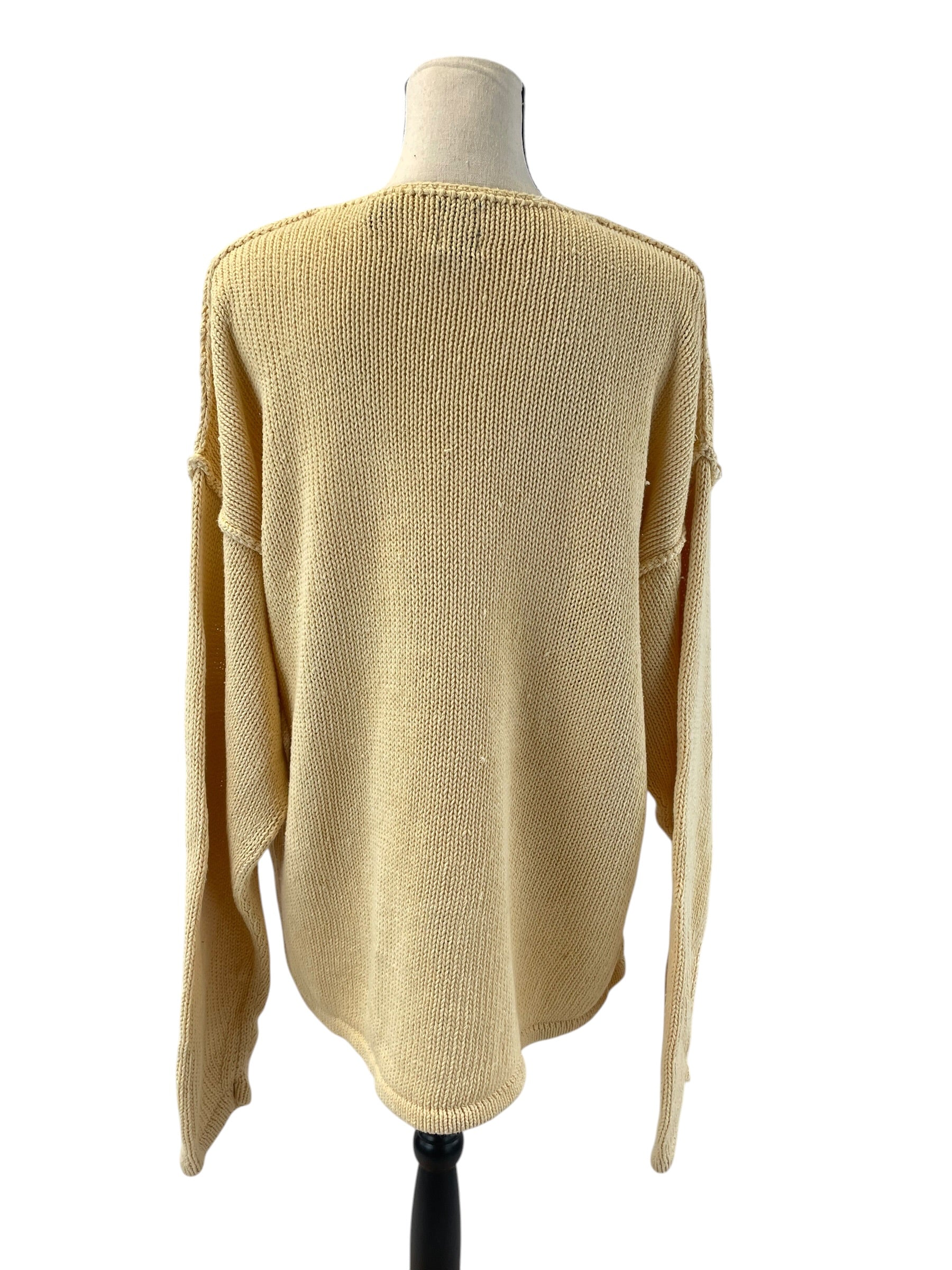Vtg GAP Cotton/Linen Blend Women's Knit Sweater (XL) - BinxBerry Consignment
