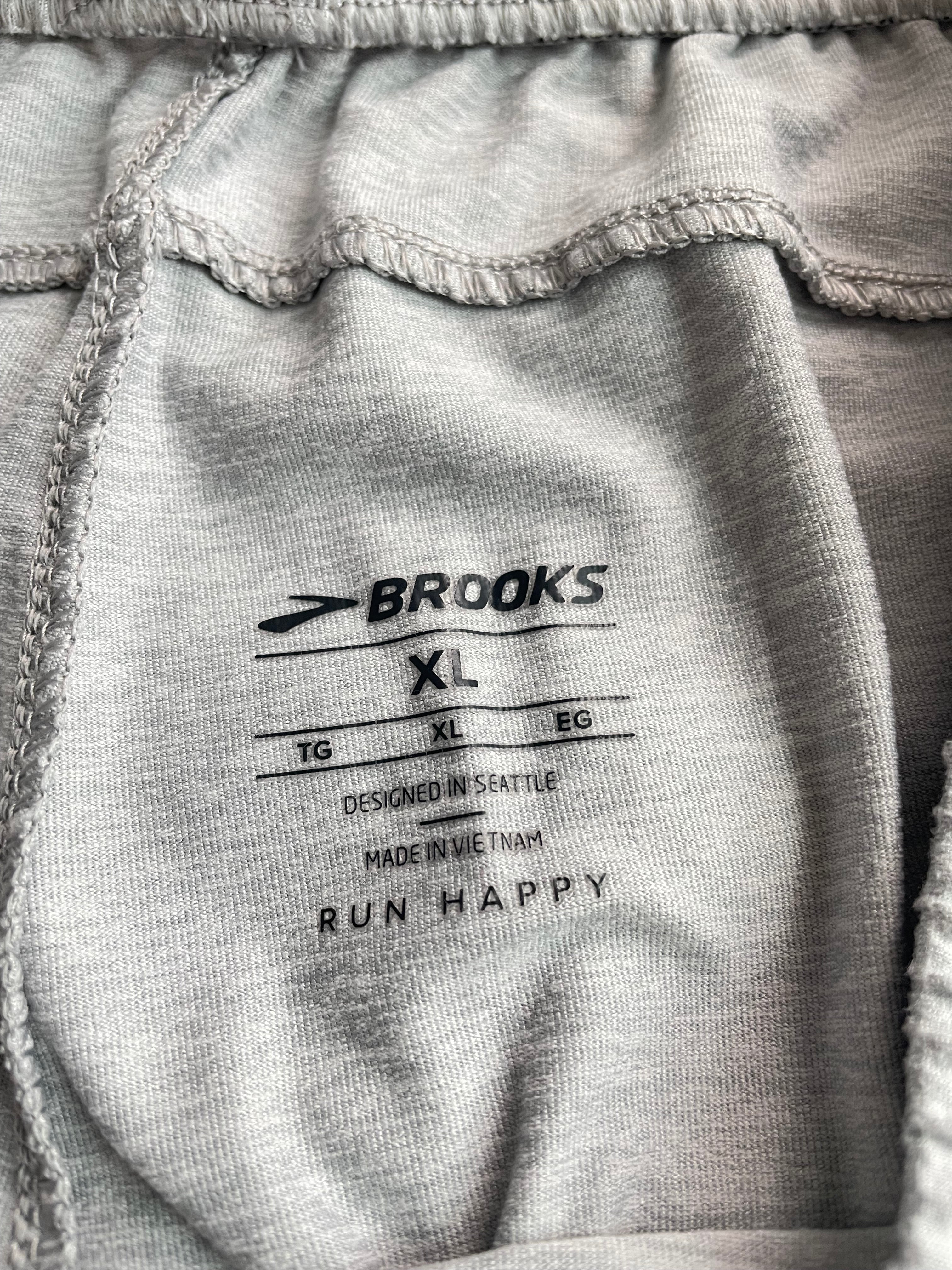 Brooks Light Heathered Gray Women's Joggers (XL)