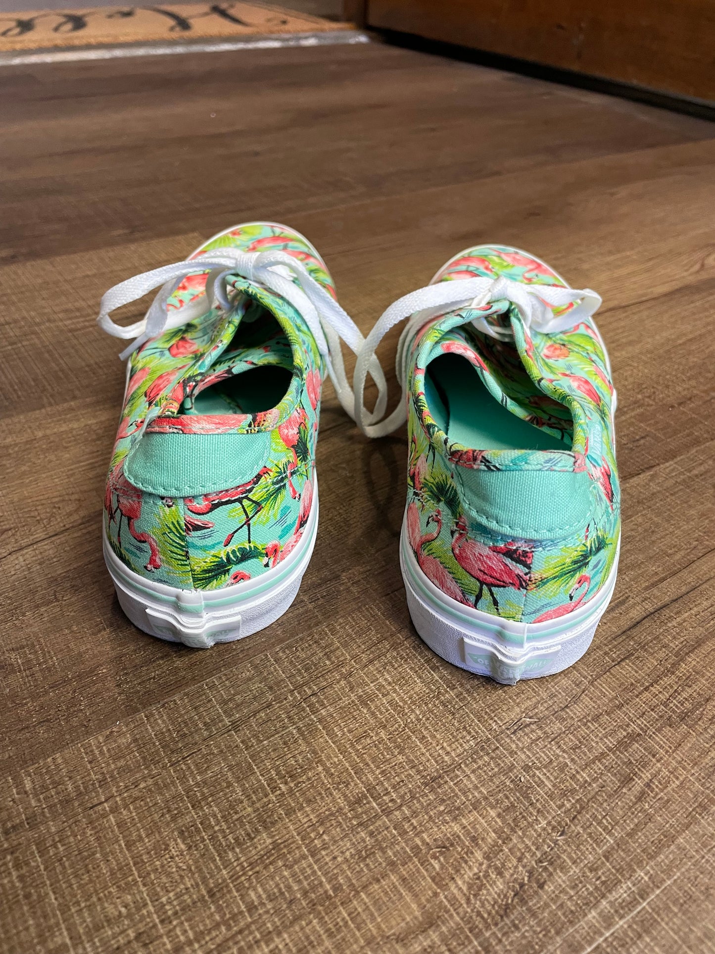 VANS Flamingo Print Women's Shoes (10)