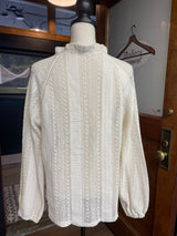 Women's Button-Down Sweater Top (XL)