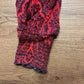 Free People Thinking of You Red Paisley Strapless Jumpsuit (XS)