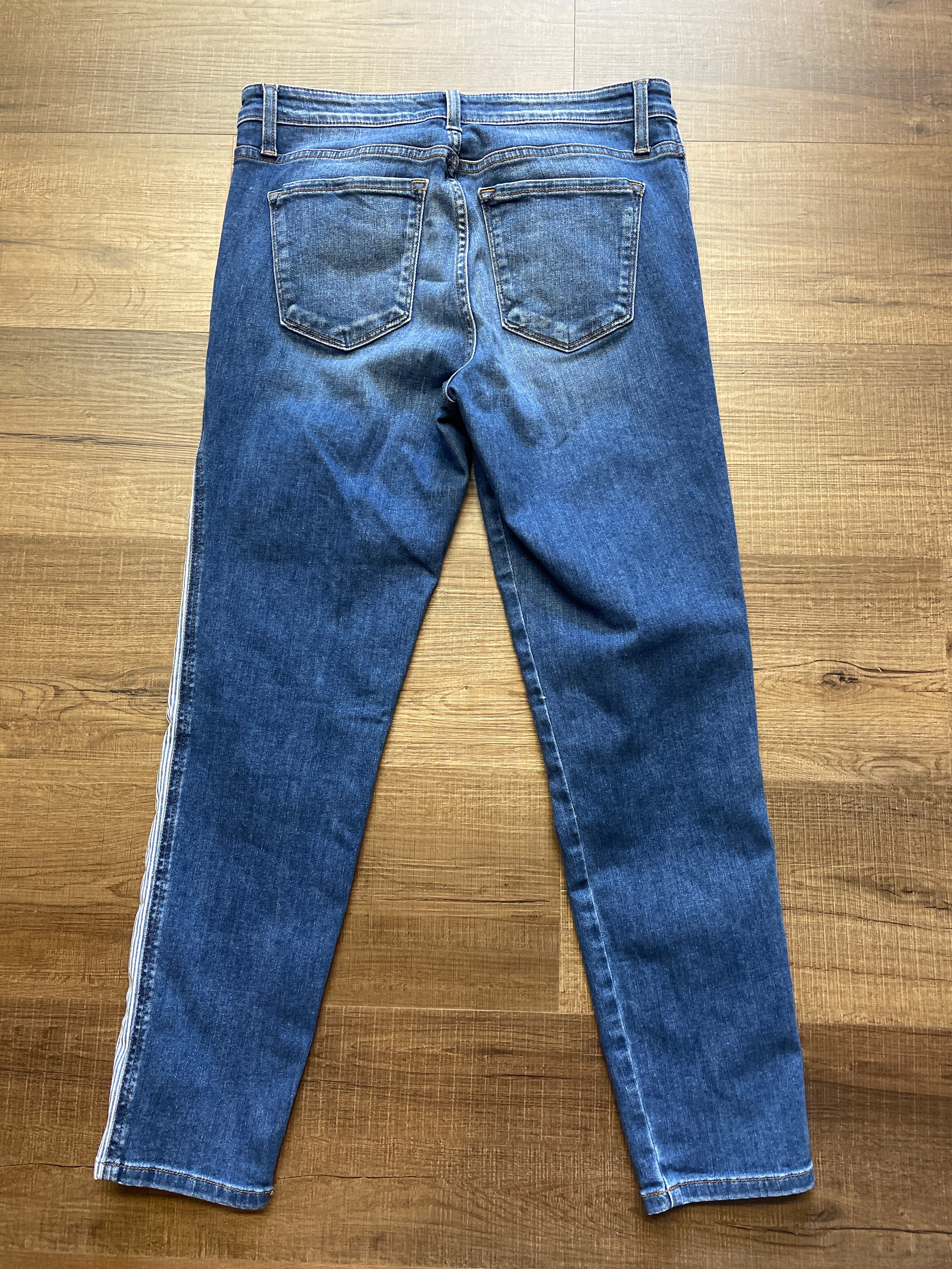 Flying Monkey Striped Leg Women's Jeans (29)