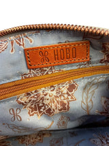 Hobo Sable Wristlet Clutch Rose Gold Studded
