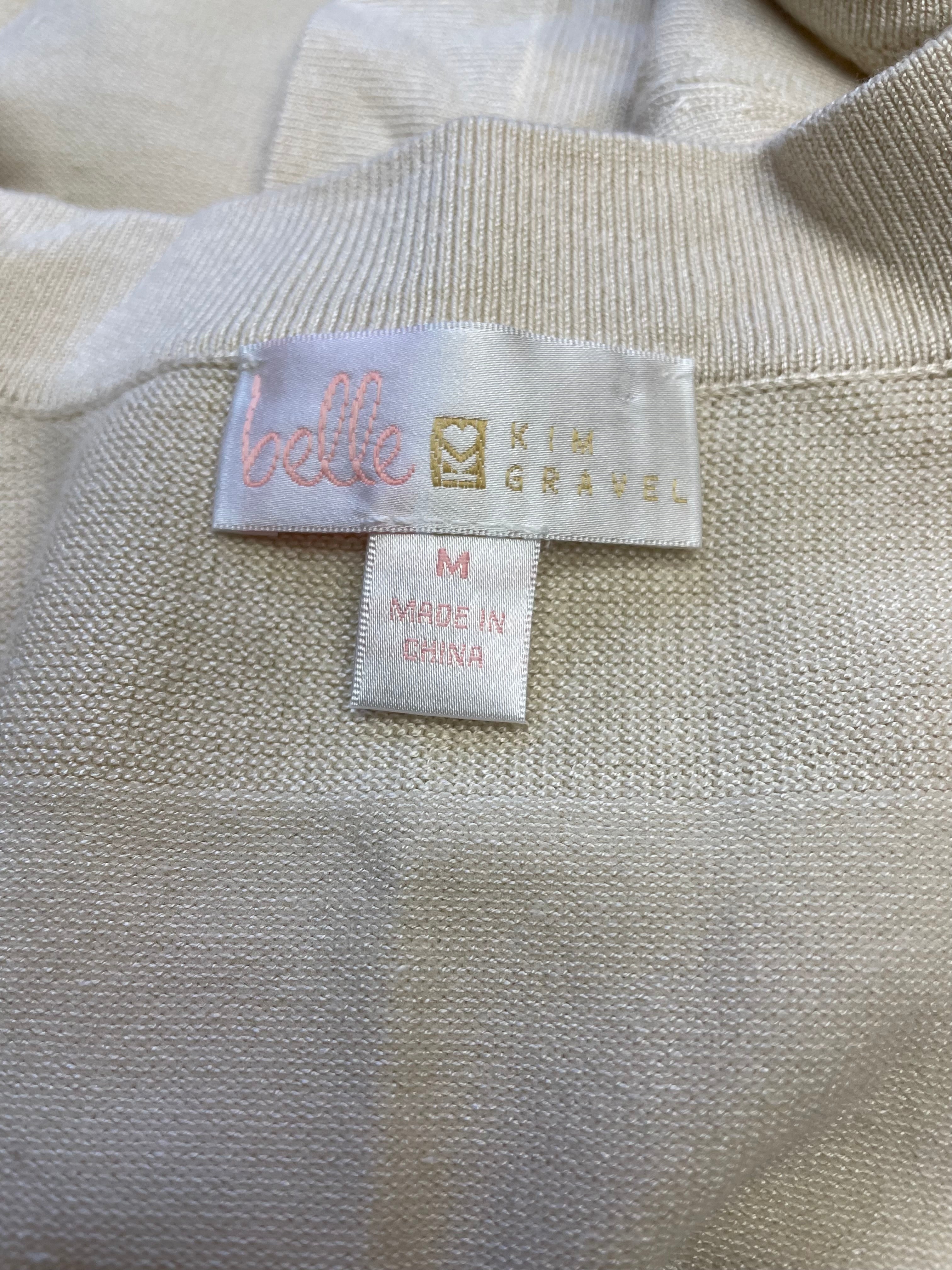 Belle by Kim Gravel Women's Half Sleeve Cardigan (M)