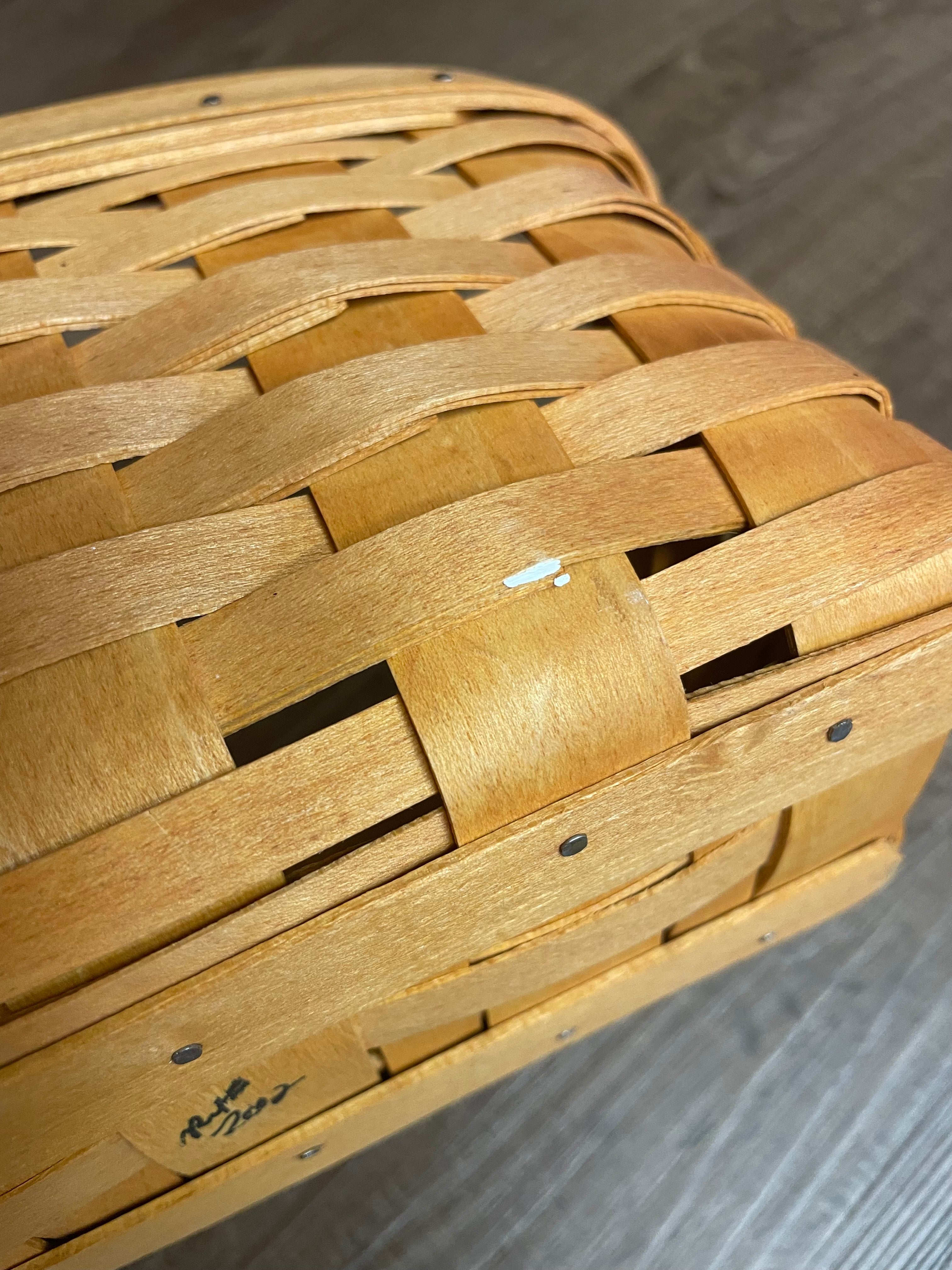 Longaberger Envelope Basket & Lid