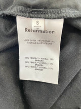 Reformation Rylan Black Twist Front Maxi Skirt (S) - BinxBerry Consignment