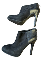 Jessica Simpson Audriana Black Suede Stiletto Ankle Booties (9.5B)