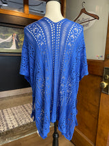 Zyia Active Pacific Blue Knitted Coverup (S)