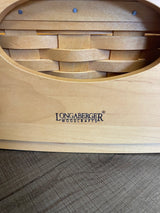 Longaberger 2002 Long Tissue Basket with Lid