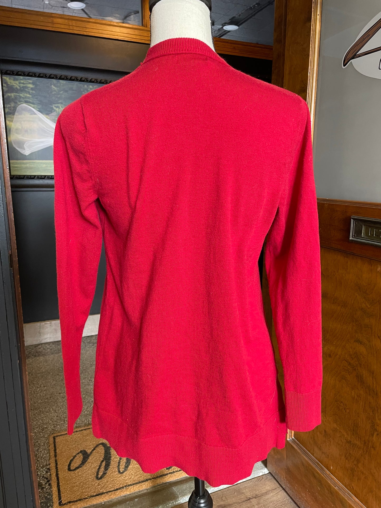 Eddie Bauer Red Women's Cardigan (S)