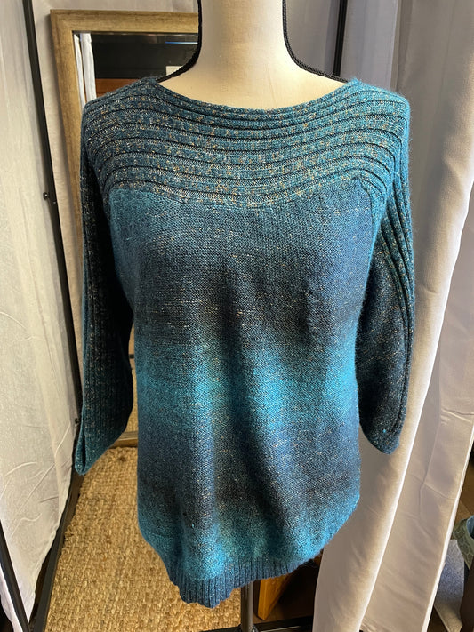 Dress Barn Blue Sweater (L)