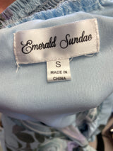Emerald Sundae Floral Mini Dress (S)