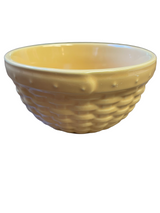 Longaberger Woven Reflections Butternut Yellow 5" Bowl