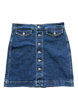 Loft Denim Button Down Skirt (4) - BinxBerry Consignment
