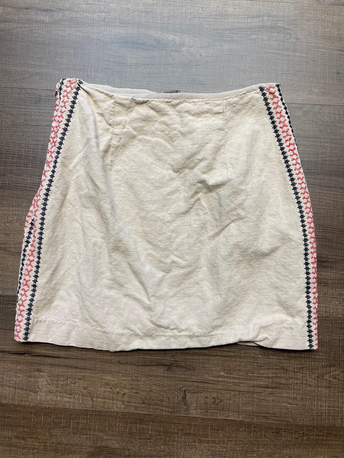 Loft Linen Stitched Skirt (10)