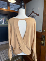 White Birch Teardrop Back Sweatshirt (L)