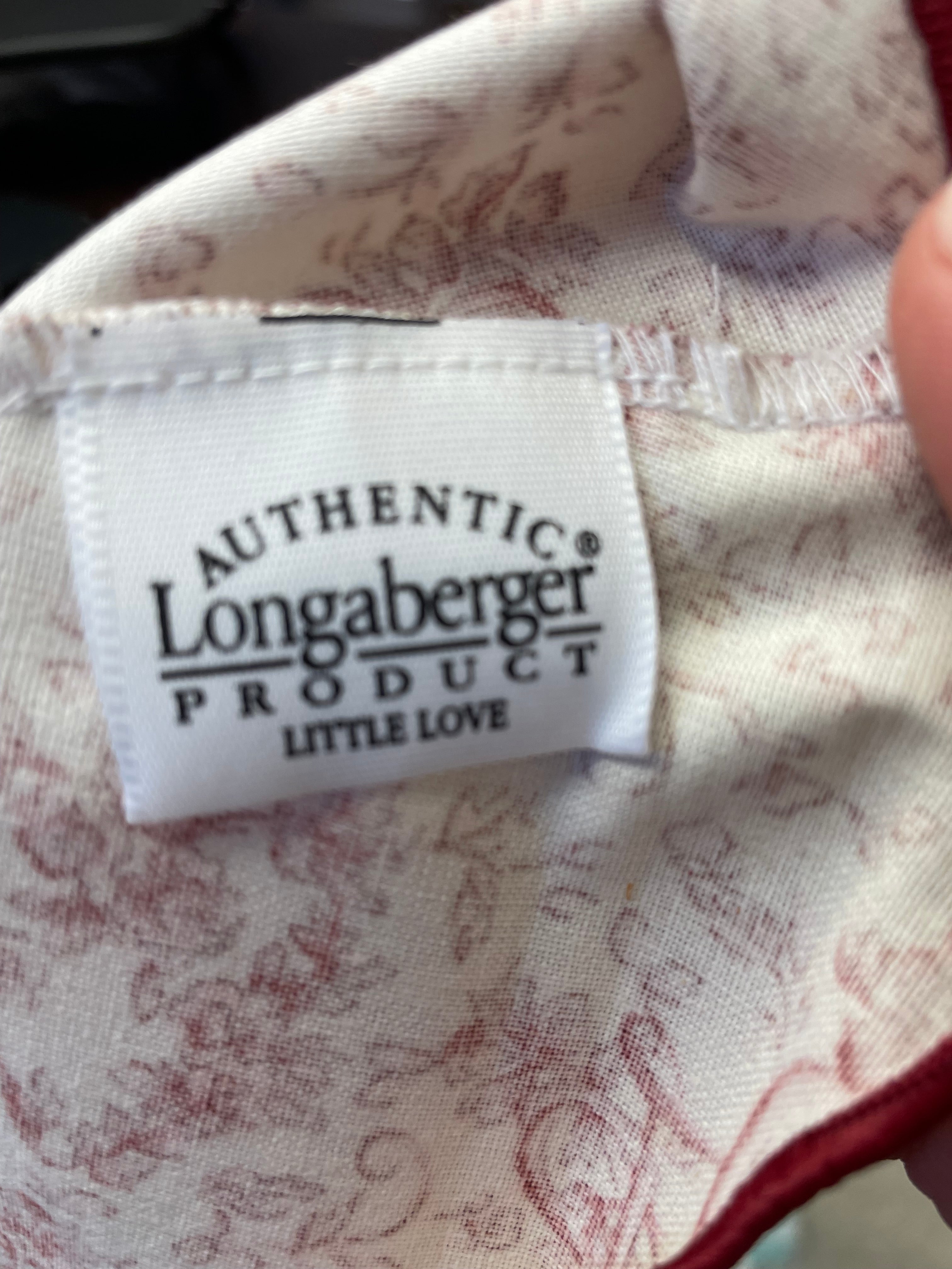 Longaberger Heart to Heart Stand & Little Love Sweetheart Baskets