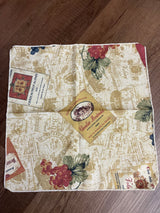 Set of 6 Italian Inspired Cloth Napkins