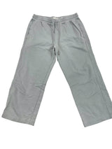 Vince Lt Grey Women's Cotton Drawstring Sweatpants (L)