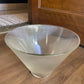 Vintage Federal Glass Fine Ribbed Punch Bowl Set