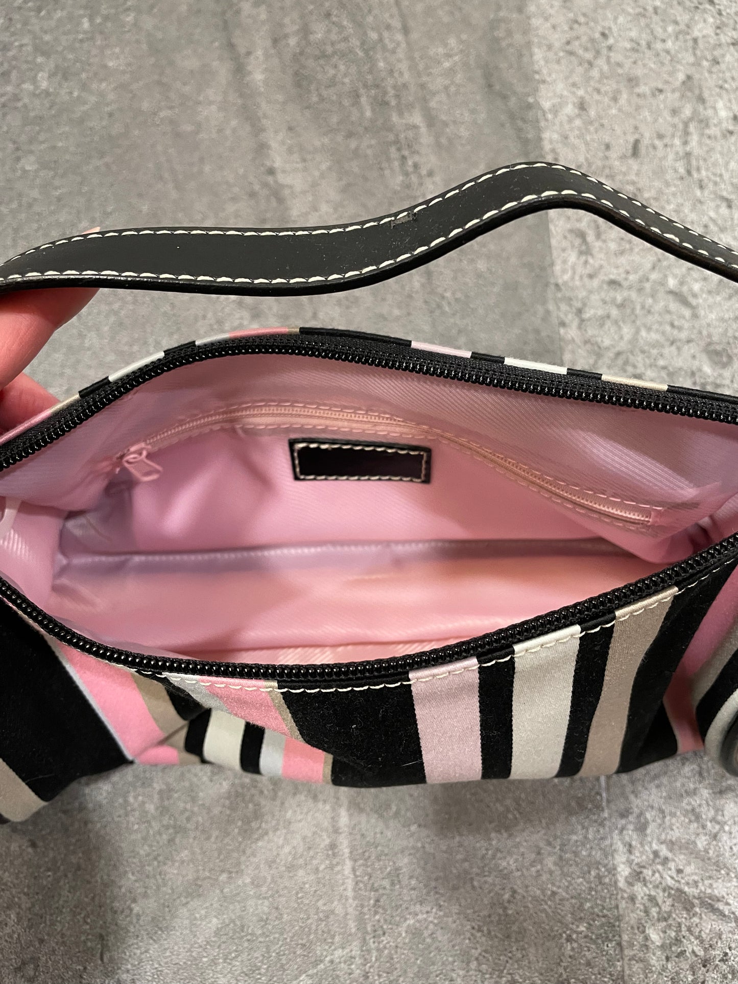 La Pagayo Striped Handbag