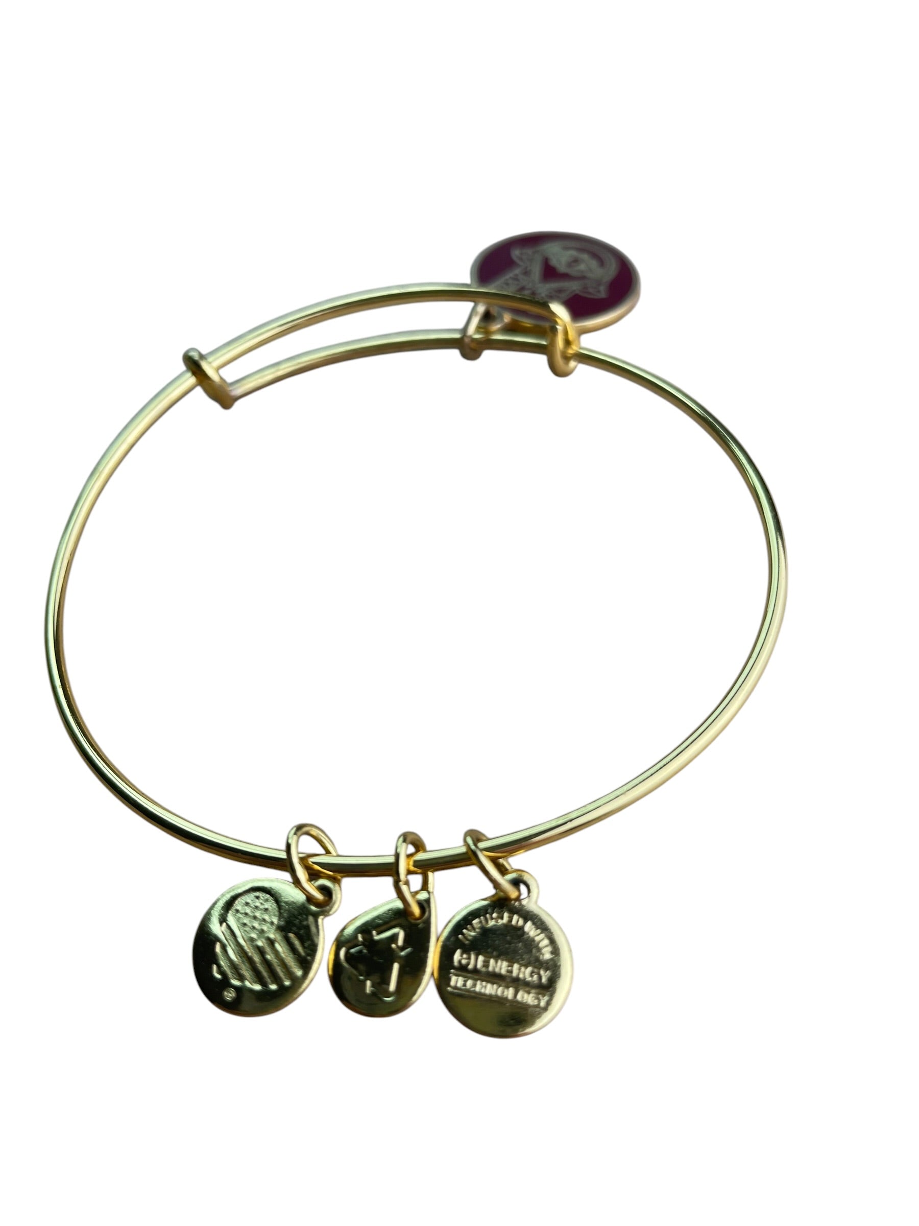 Alex and Ani Hand of Fatina Gold Bangle
