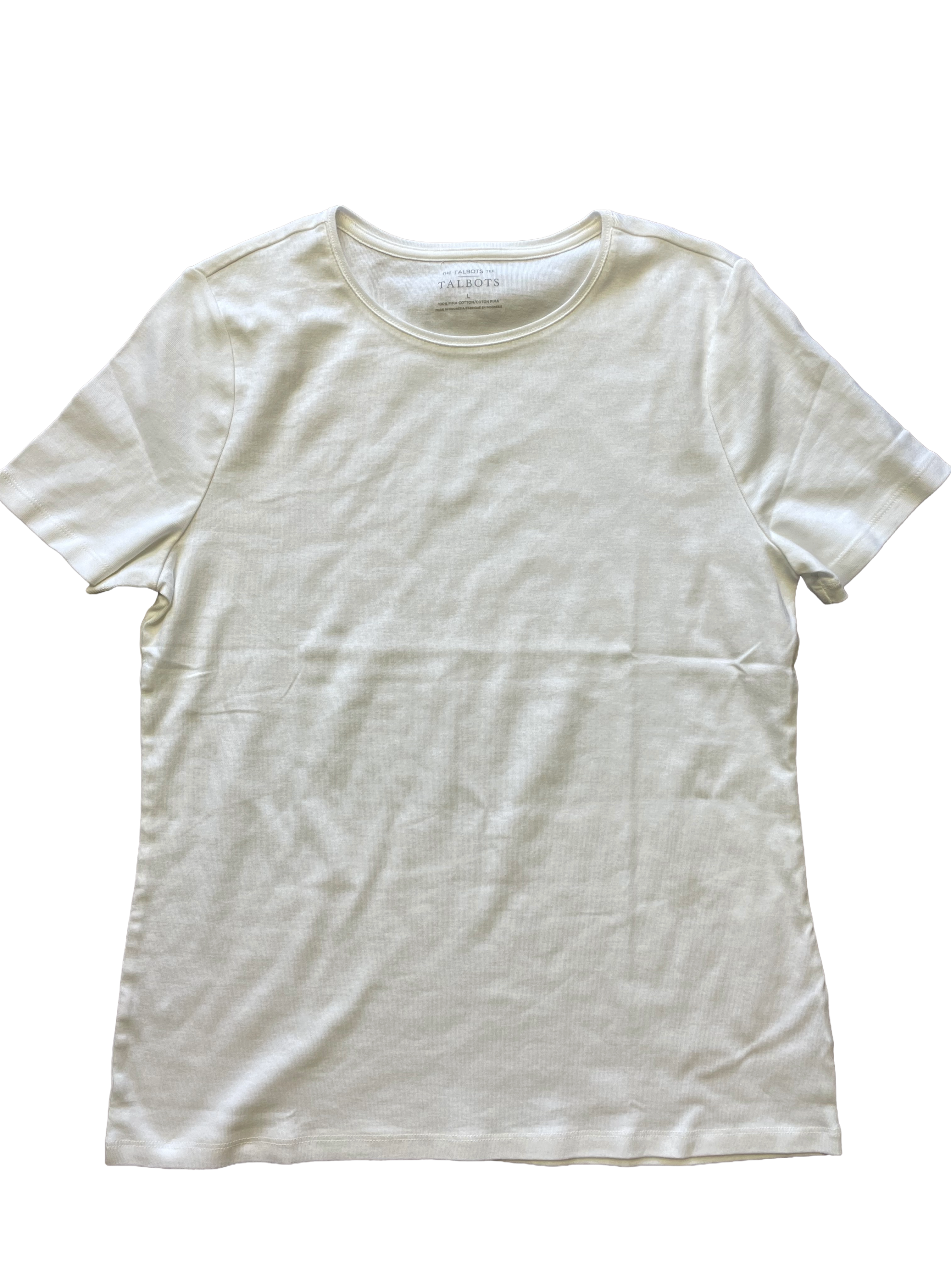 The Talbots Tee NWT in White (L) - BinxBerry Consignment