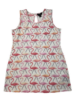 Charlie Paige Sleeveless Midi Flamingo Dress (M)