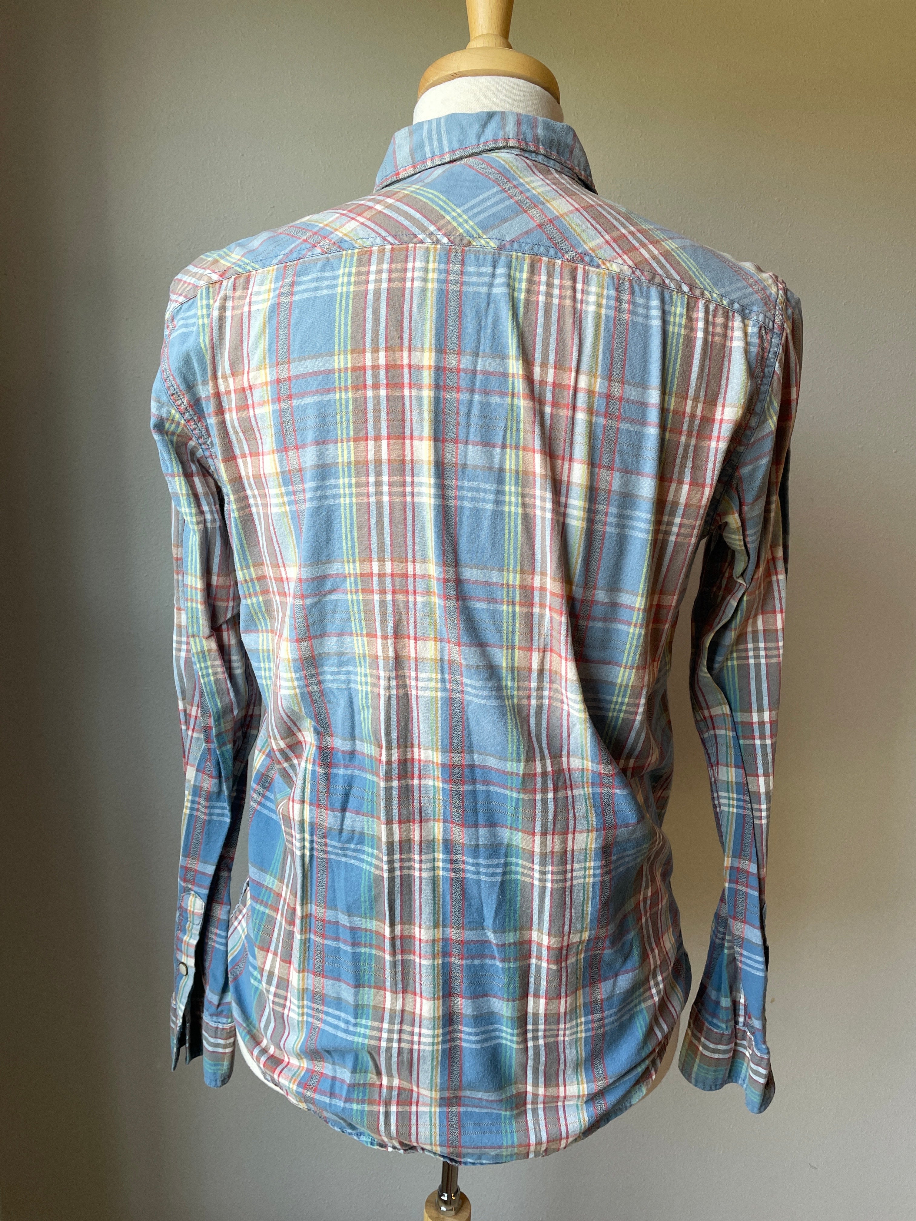 Jachs Sydney Men's Plaid Button Down (L)