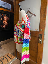 Elan Crochet Cropped Cardigan (M) - BinxBerry Consignment