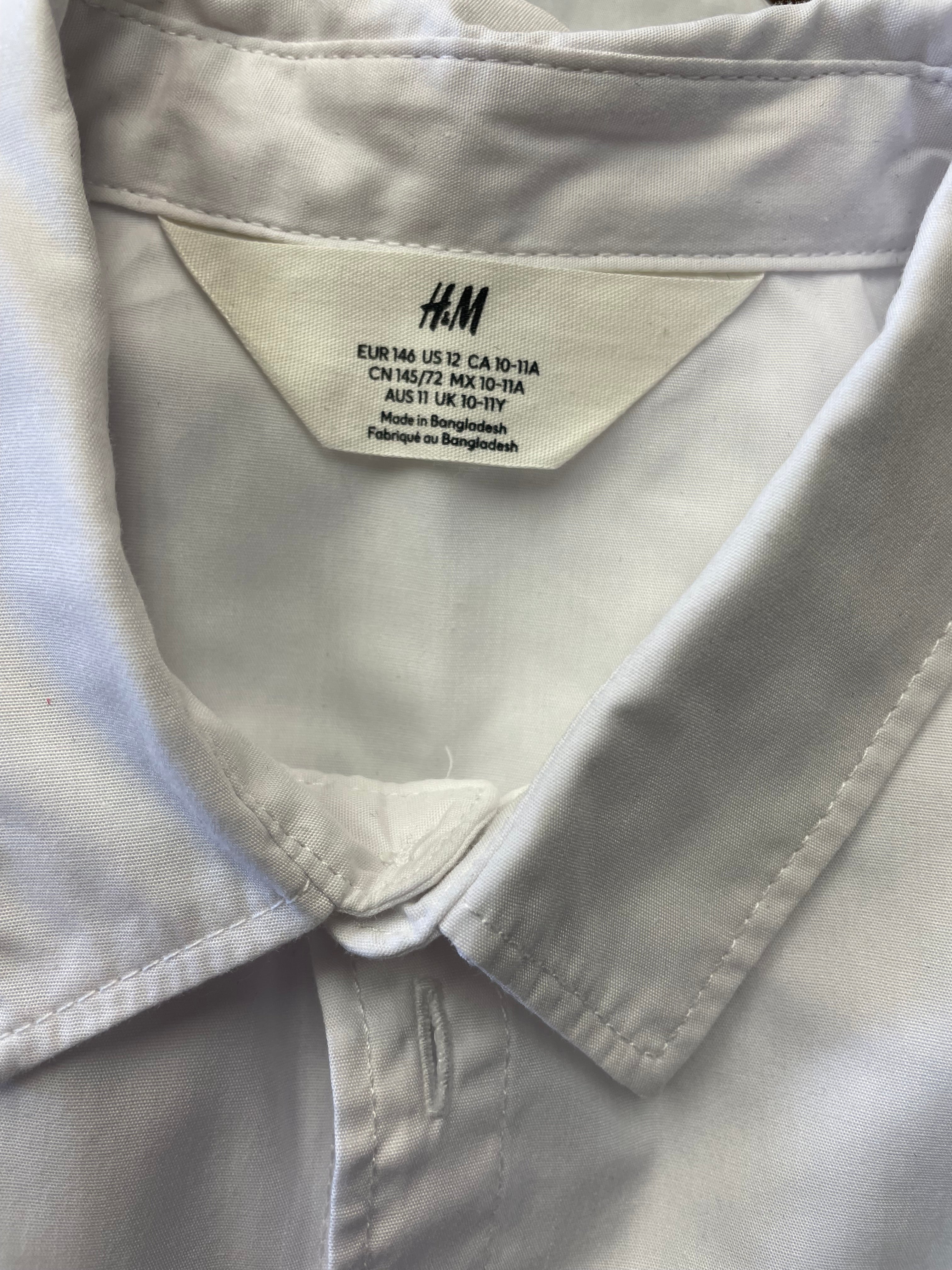 H&M Classic Boy's White Button Down (Y12)