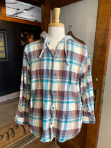 Pacsun Men's Hooded Flannel (L)