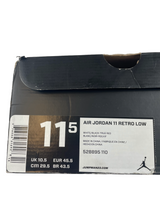 Air Jordan 11 Retro Low White/Black-True Red Men's Sneaker (11.5) - BinxBerry Consignment