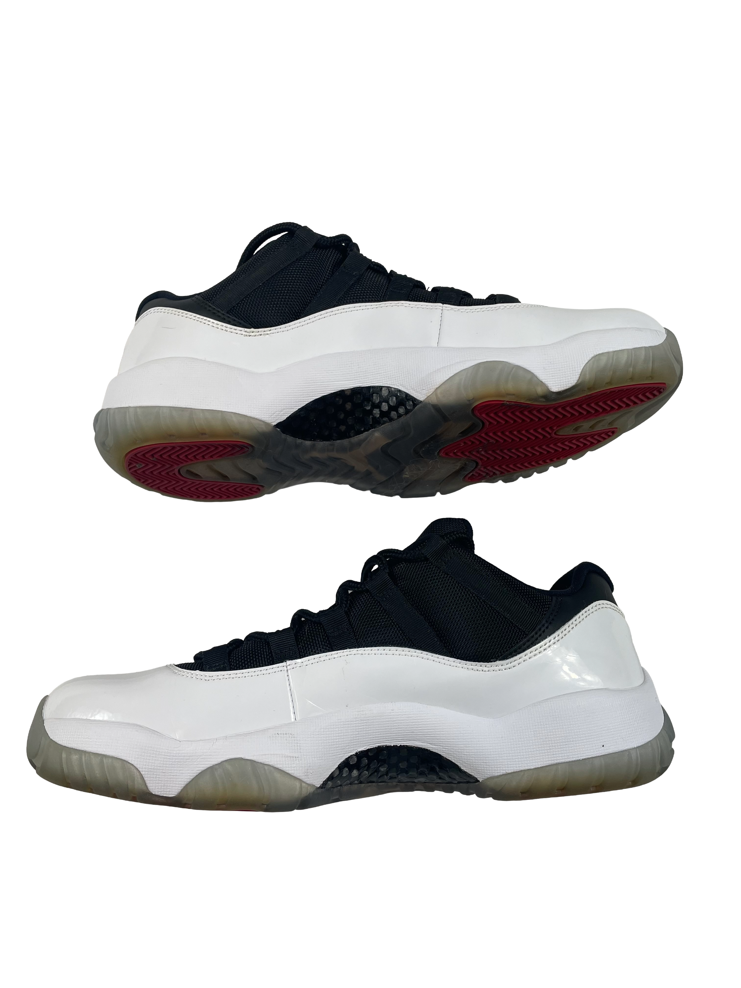 Air Jordan 11 Retro Low White/Black-True Red Men's Sneaker (11.5) - BinxBerry Consignment