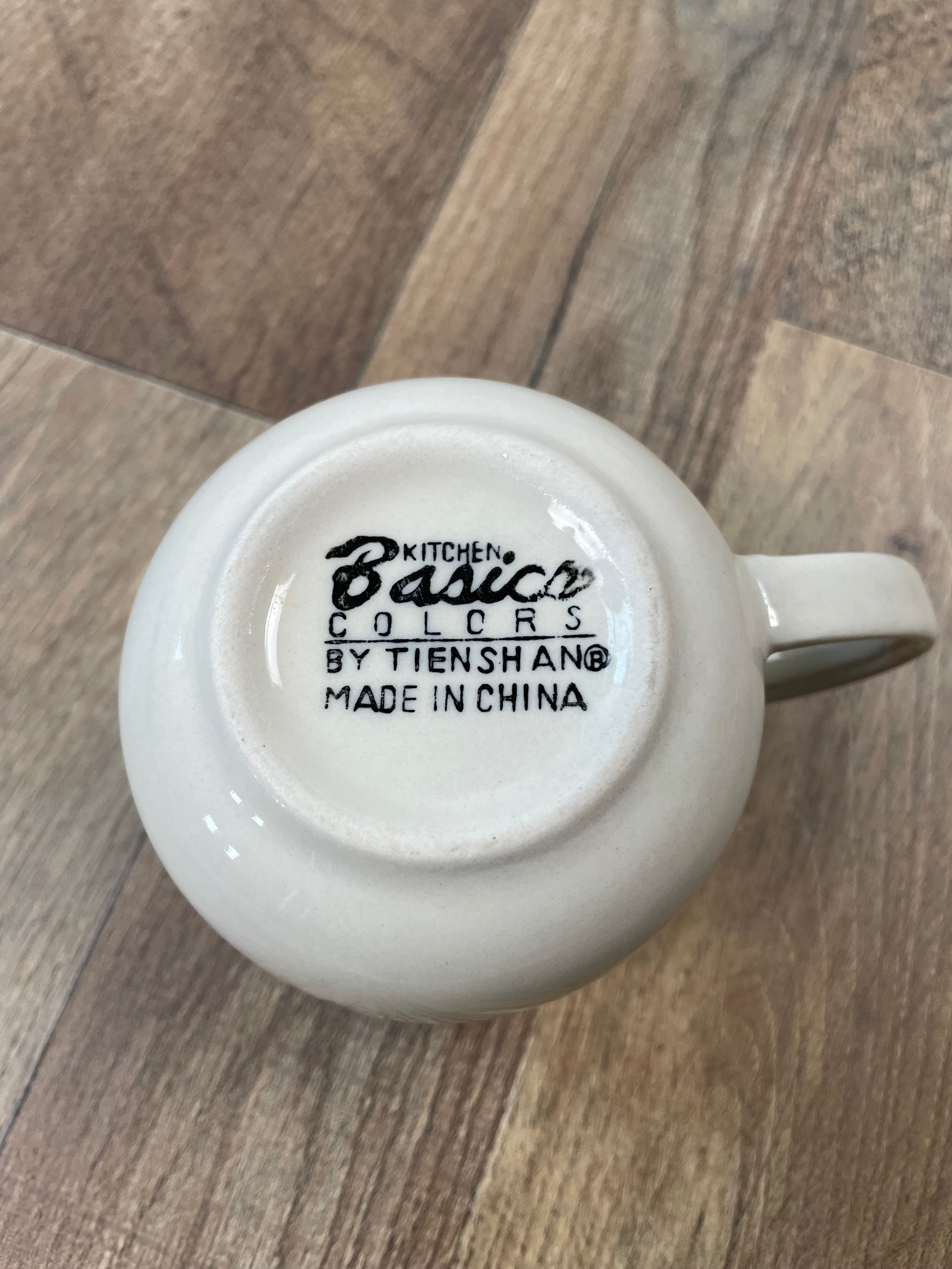 Kitchen Basics Colors by Tinshan Blue Green Coffee Mug