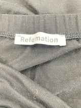 Reformation Rylan Black Twist Front Maxi Skirt (S) - BinxBerry Consignment