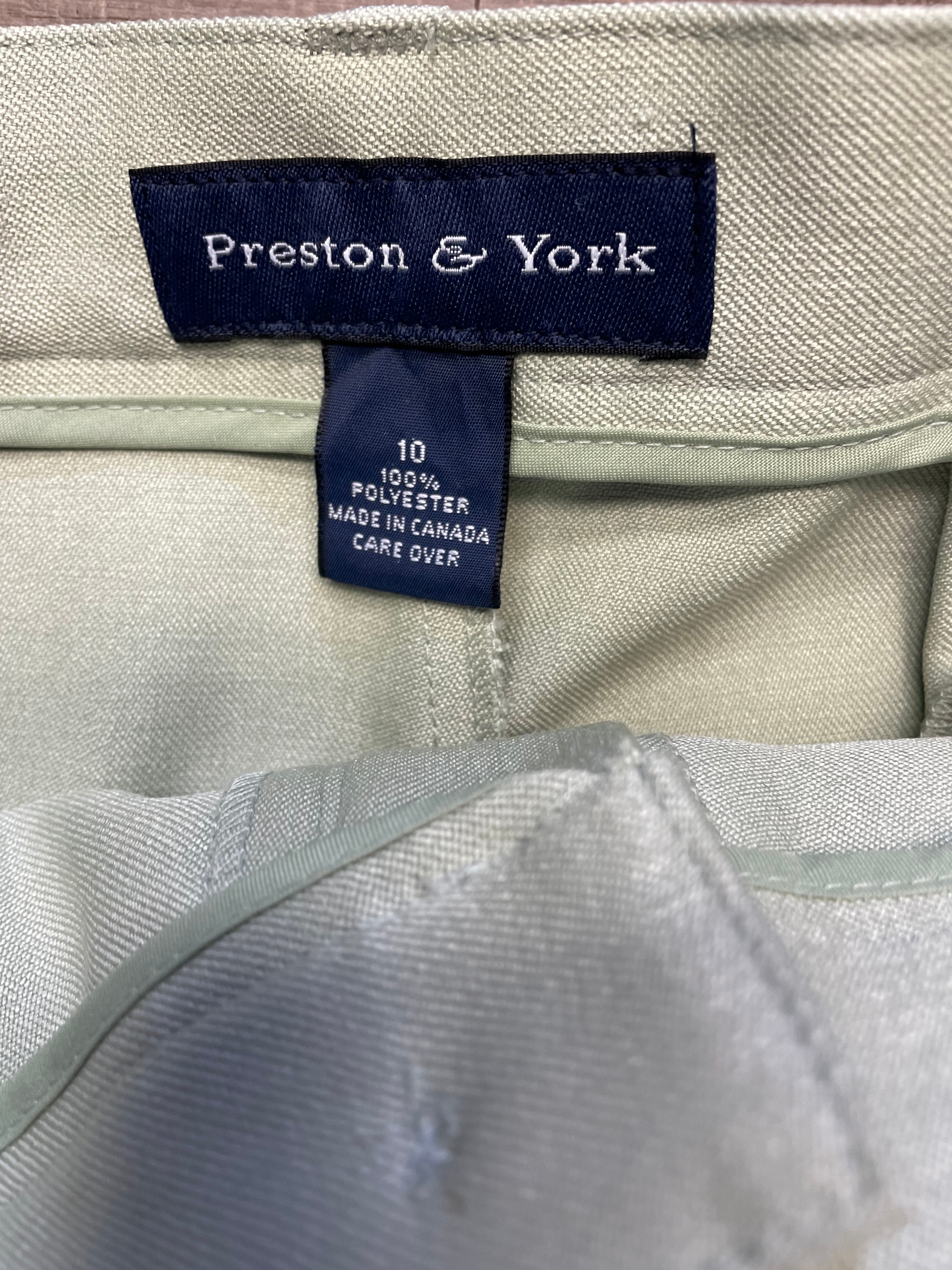 Vintage Preston & York Belted Pants (10)