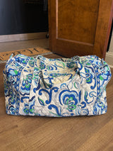 Vera Bradley Large Travel Duffel Mediterranean White (Set)