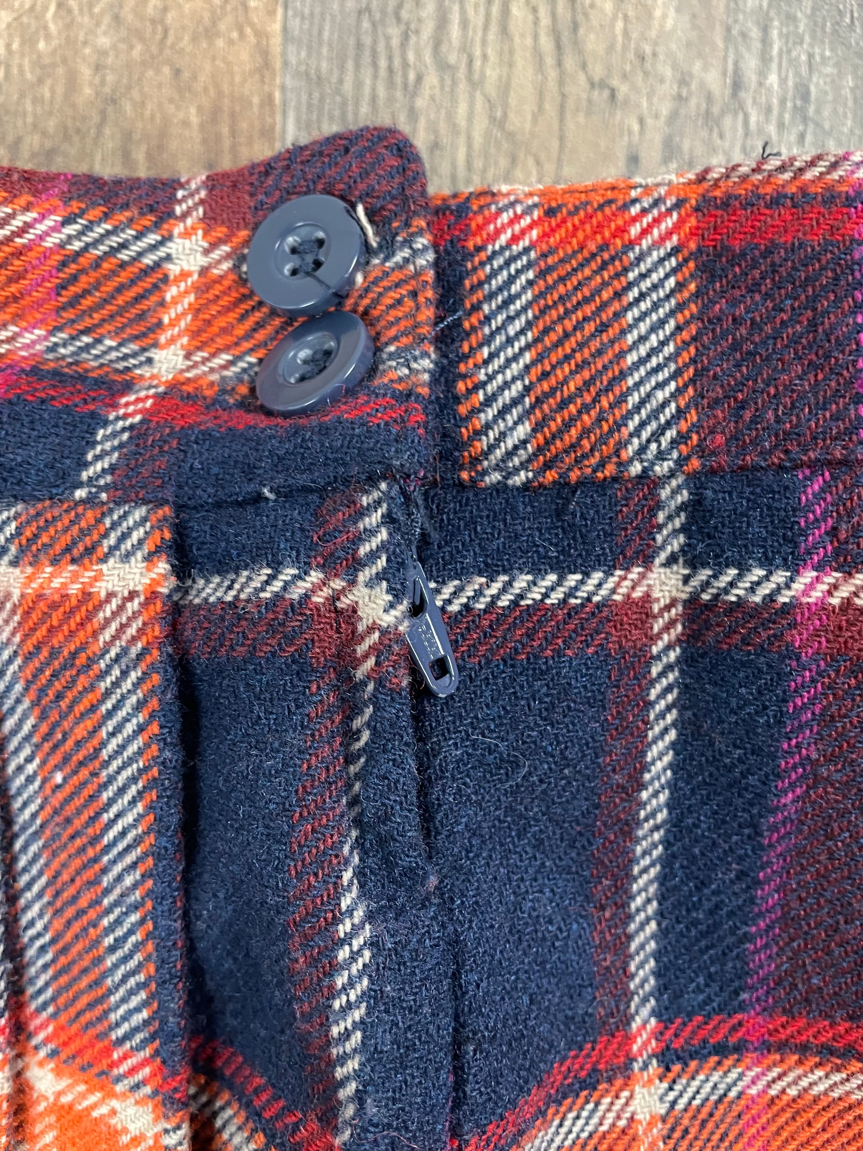 Joe Fresh Wool Blend Pleated Plaid Toddler Skirt (3T)