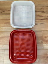 Vintage Tupperware Season N Serve Marinate Tenderizer 1518-1 Paprika Red