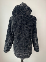 The North Face Black Mossbud Swirl Girl's Reversible Parka (XL) - BinxBerry Consignment