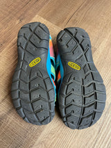KEEN Toddlers' Seacamp II CNX in the Vivid Blue/Original Tie Dye (11Y) - BinxBerry Consignment
