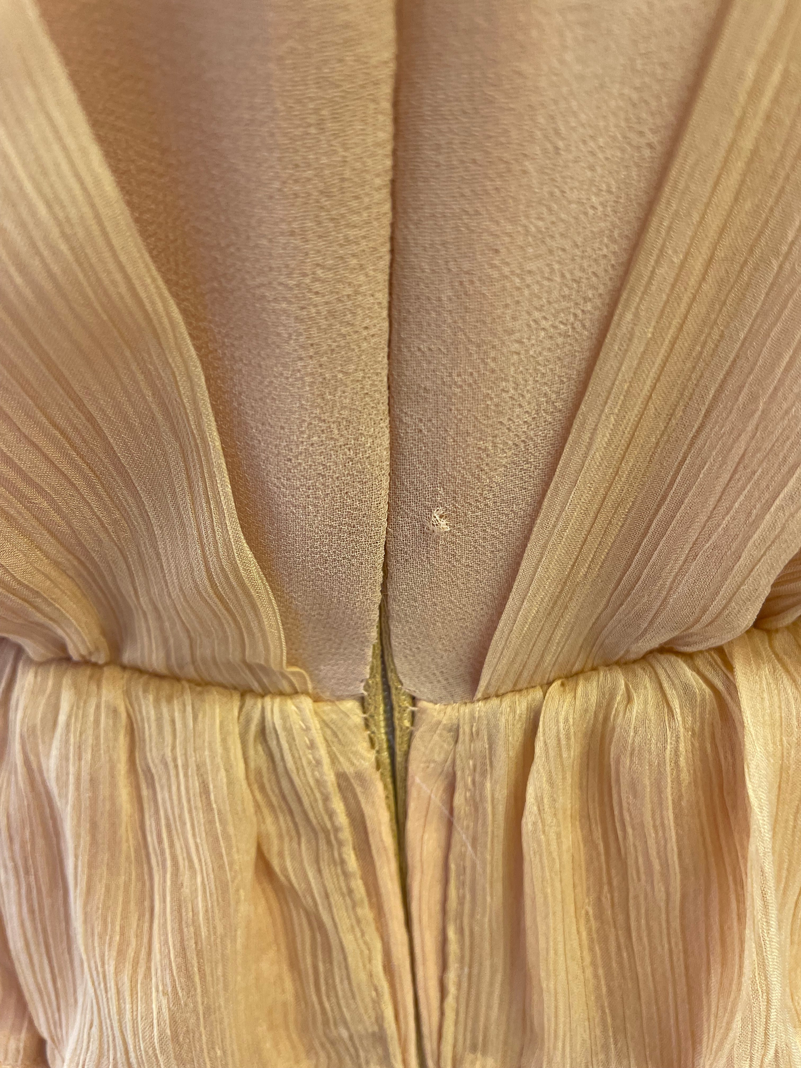Adelyn Rae Cascading Ruffle V-Neck Maxi Dress (S) - BinxBerry Consignment