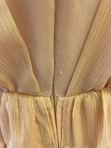 Adelyn Rae Cascading Ruffle V-Neck Maxi Dress (S) - BinxBerry Consignment