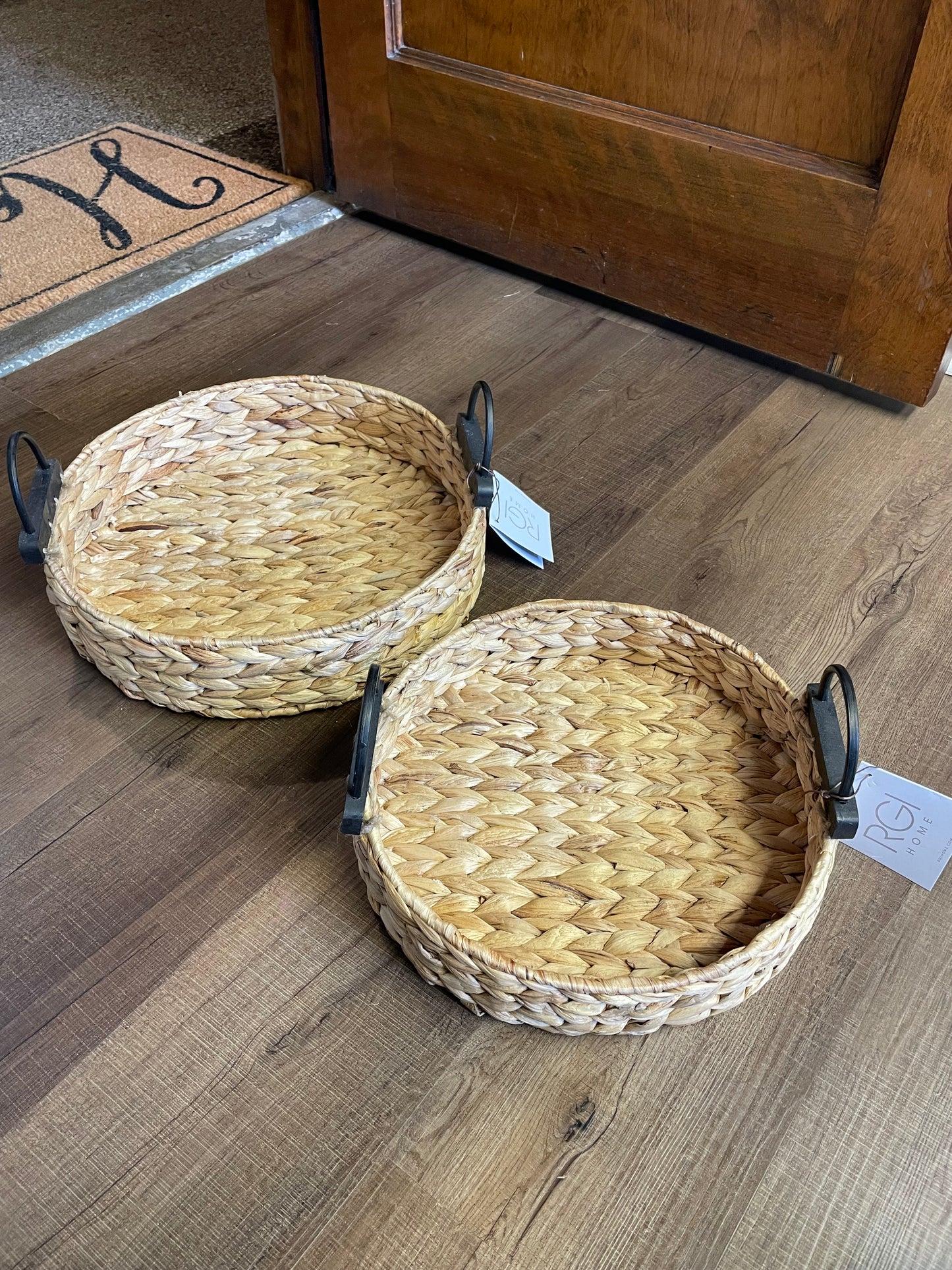 RGI Home Set of 2 Woven Storage Baskets