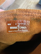 Minnetonka Women's 5 Layer Suede Fringe Western Boots (9) - BinxBerry Consignment