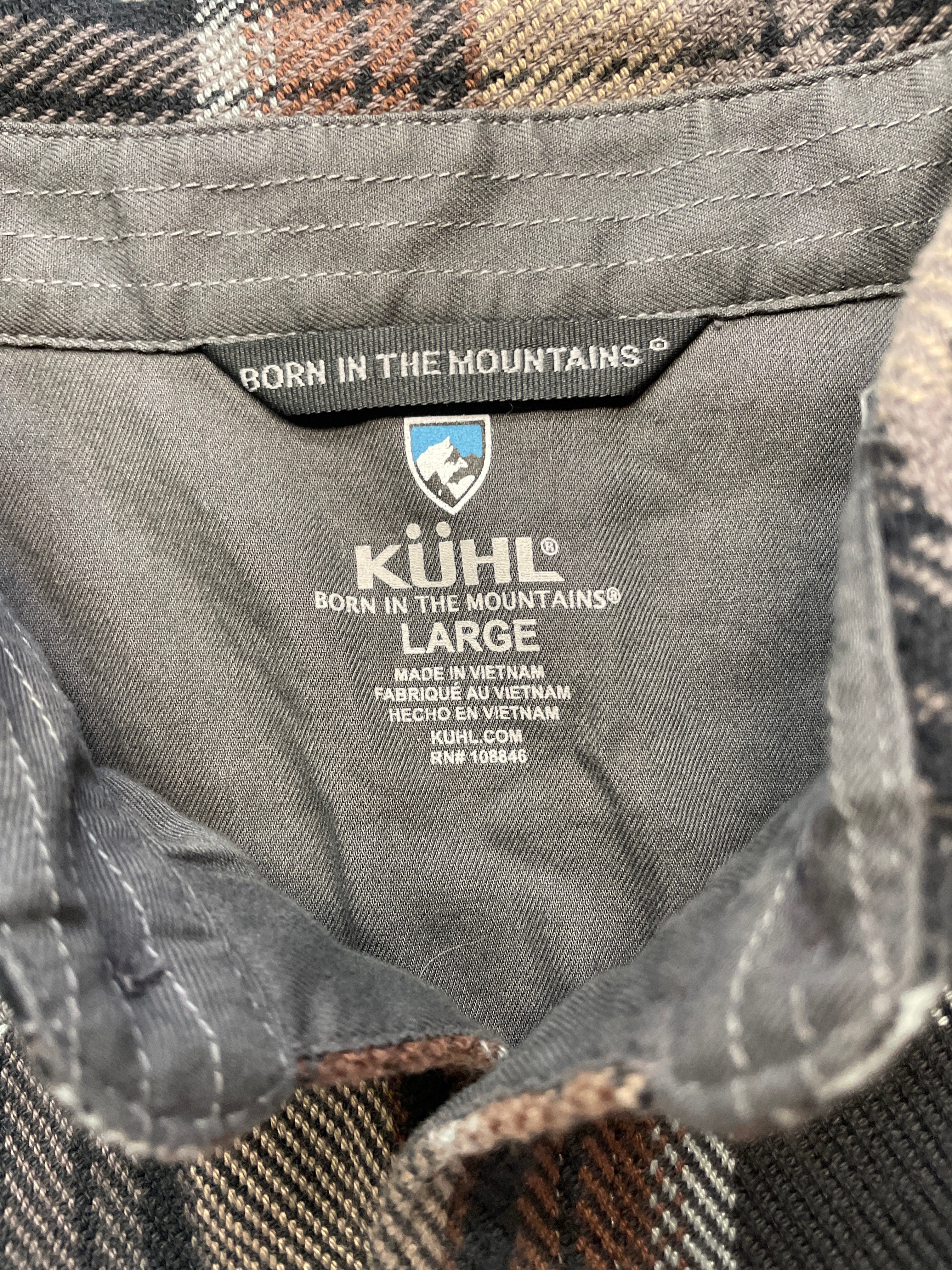 KUHL Men's Plaid Button Down (L)