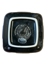 Longaberger Pottery Woven Traditions Ebony 5" Square Bowl