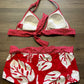 Vtg Esprit Beach Two Piece Swimsuit (M)