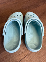 Classic Women's Crocs in Seafoam (6) - BinxBerry Consignment